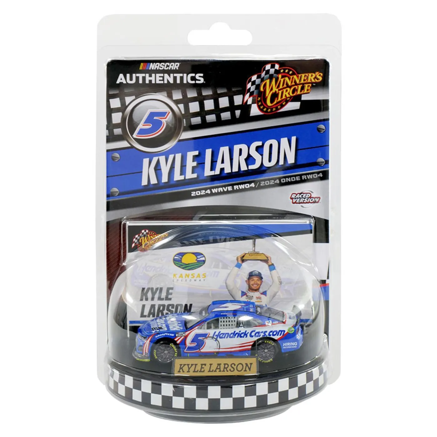 Hendrick Motorsports Kyle Larson #5 2024 HendrickCars.com Kansas Win 1:64 Die-Cast