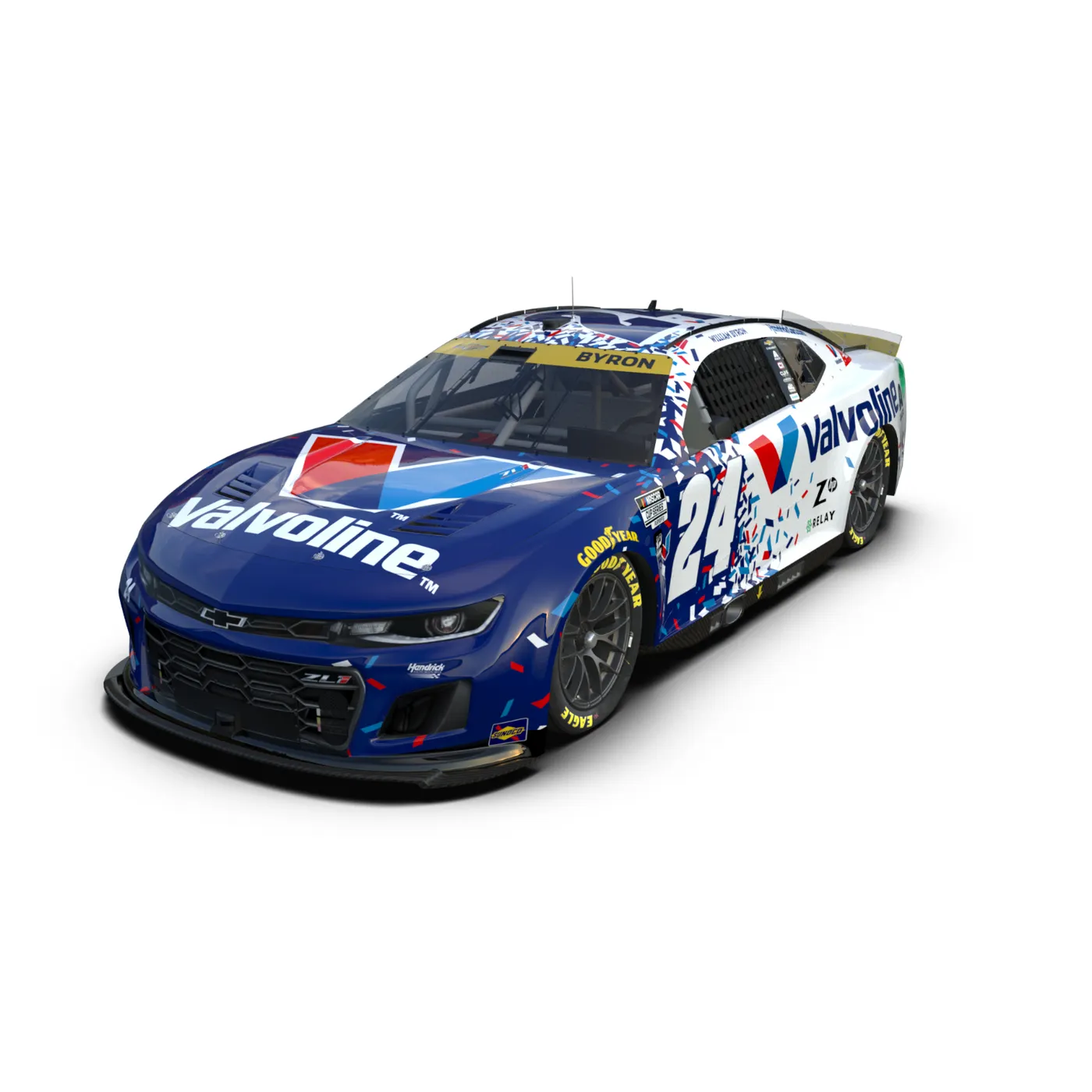 Hendrick Motorsports William Byron #24 2024 Valvoline Roval 1:24 HO Die-Cast