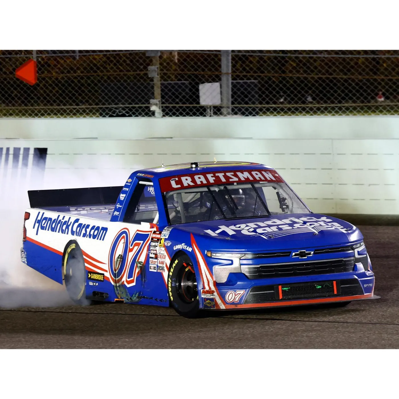 Hendrick Motorsports AUTOGRAPHED Kyle Larson #07 2025 NCTS Homestead-Miami RACE WIN 1:24 HO Die-Cast