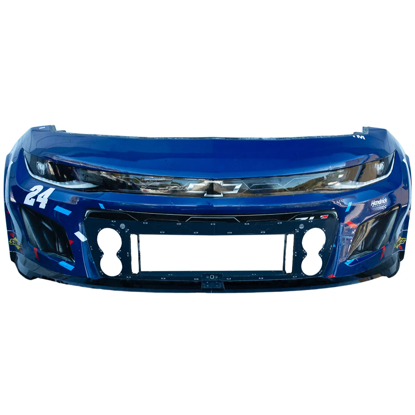 Hendrick Motorsports Race Used 2024 William Byron #24 Valvoline Confetti Nose - Roval