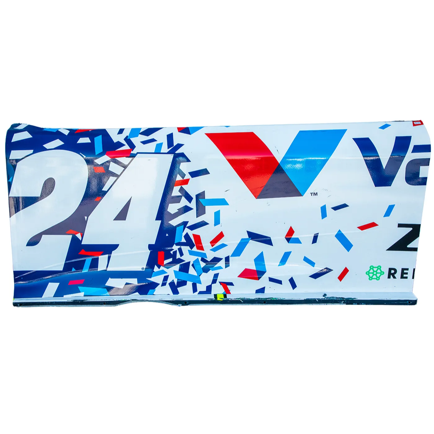 Hendrick Motorsports Race Used 2024 William Byron #24 Valvoline Confetti Door - Roval