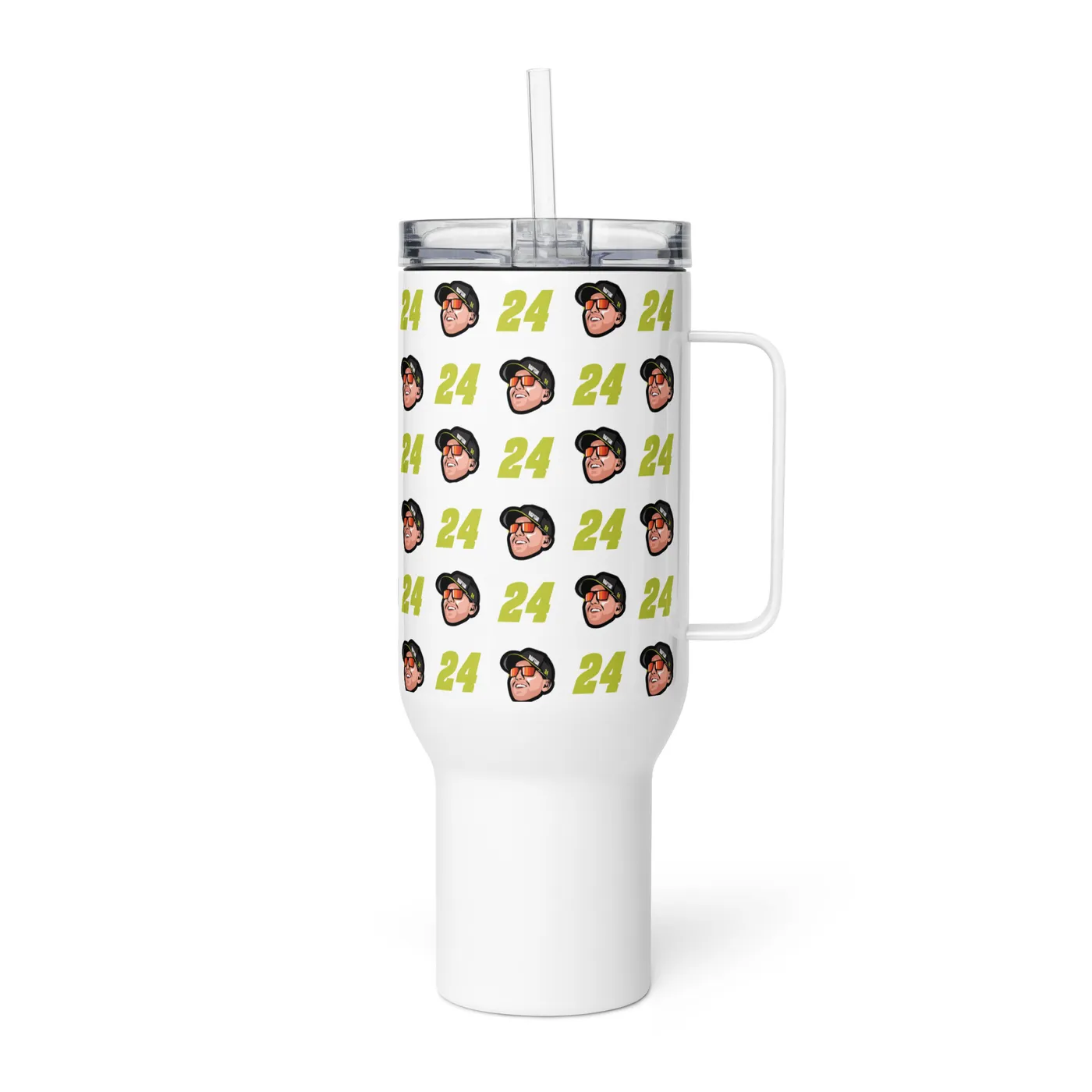 Hendrick Motorsports William Byron Face #24 Travel Mug w/Handle