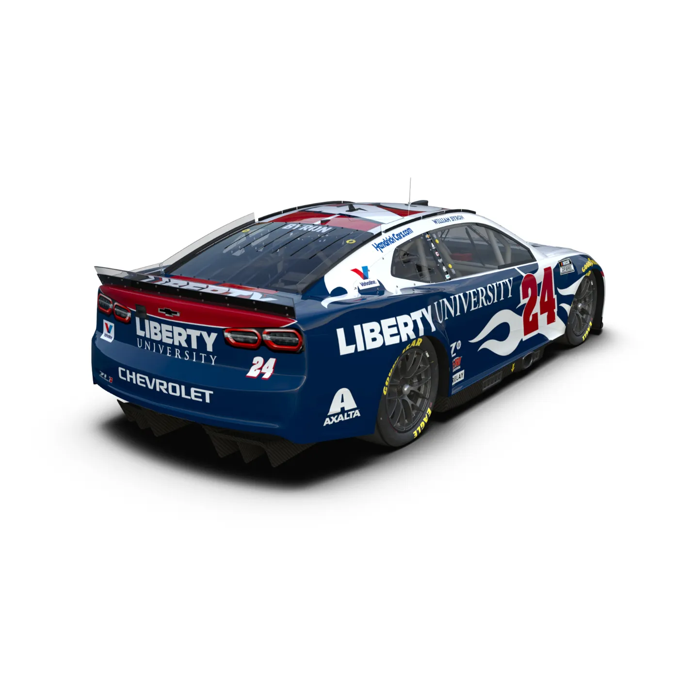 Hendrick Motorsports William Byron #24 2025 Liberty University 1:24 ELITE Die-Cast