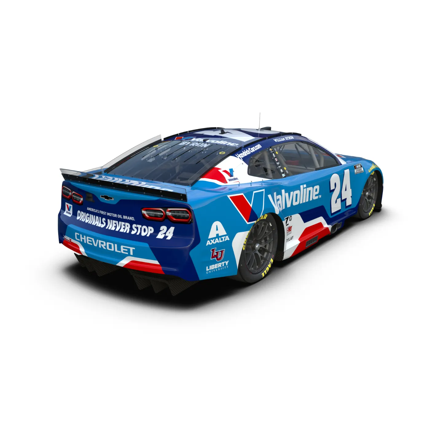 Hendrick Motorsports William Byron #24 2025 Valvoline 1:24 ELITE Die-Cast