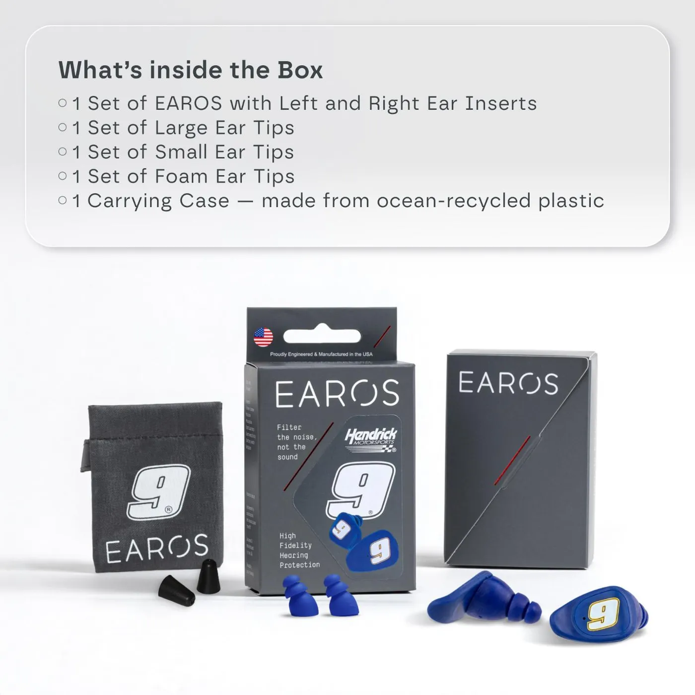 Hendrick Motorsports #9 Limited Edition EAROS SPORT Hearing Protection