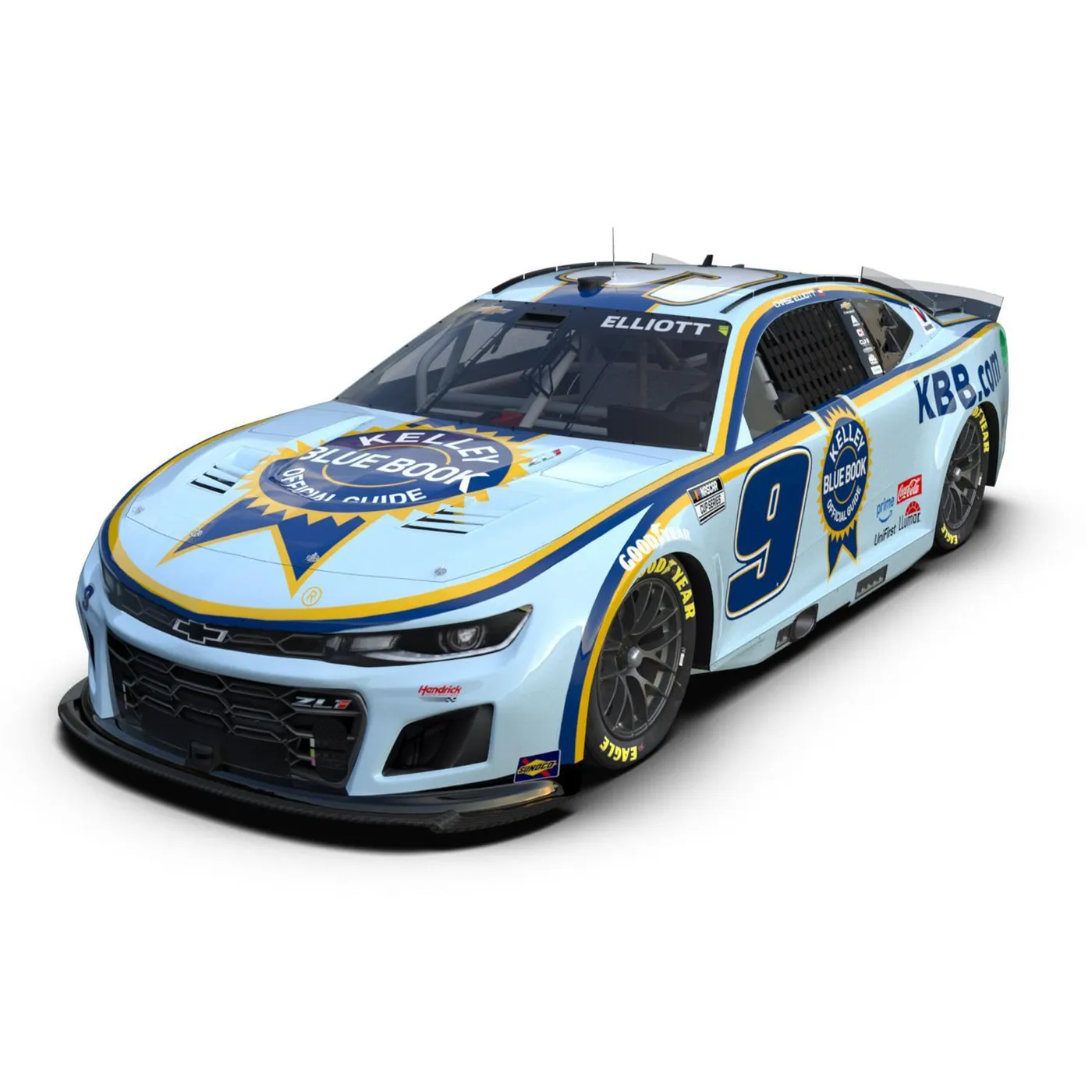 Hendrick Motorsports Chase Elliott #9 2025 Kelley Blue Book 1:24 ELITE Die-Cast