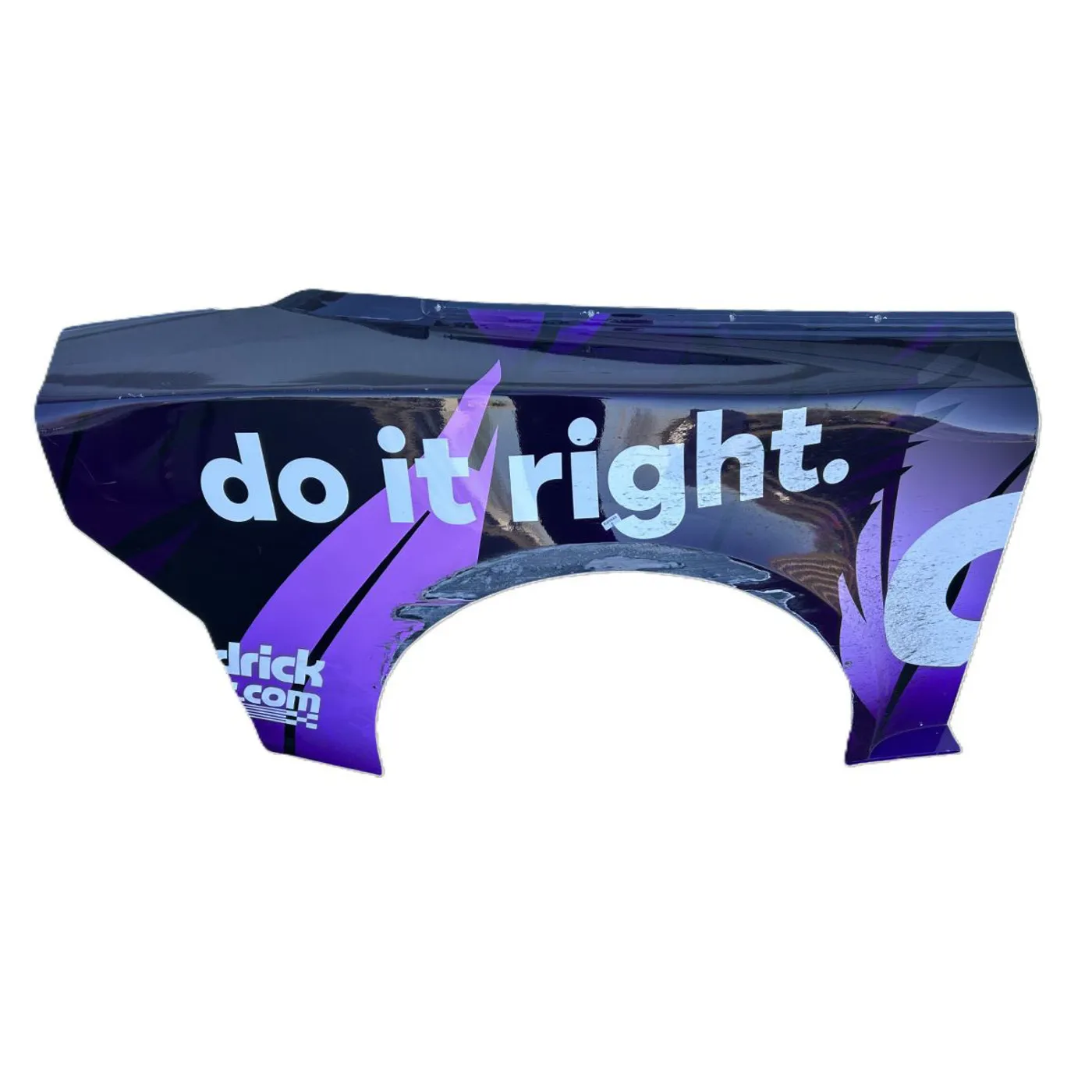 Hendrick Motorsports Race Used Alex Bowman #48 2024 Kansas 2 Ally Right Rear Quarter Panel
