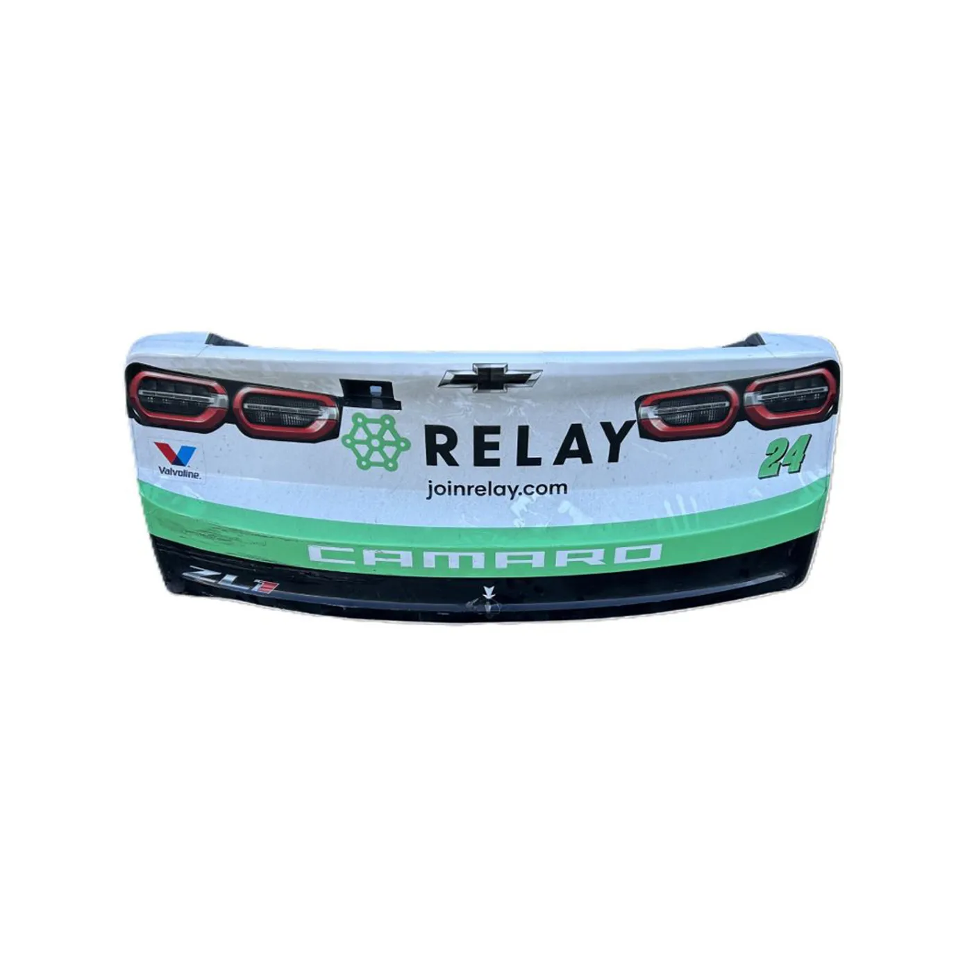 Hendrick Motorsports Race Used William Byron #24 2024 Chicago Relay Payments Rear Bumper
