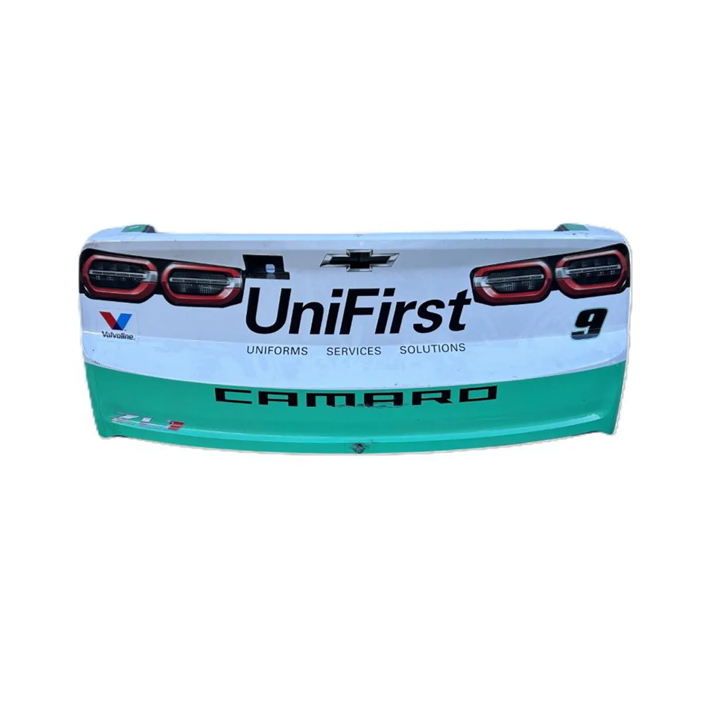 Hendrick Motorsports Race Used Chase Elliott #9 2024 Kansas 2 Unifirst Rear Bumper