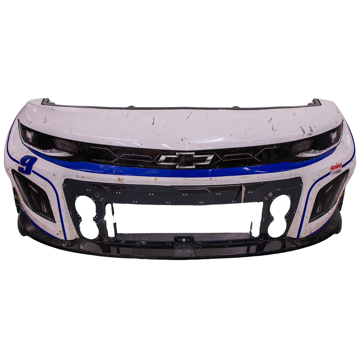 Hendrick Motorsports Race Used 2024 Chase Elliott #9 NAPA White Nose - COTA