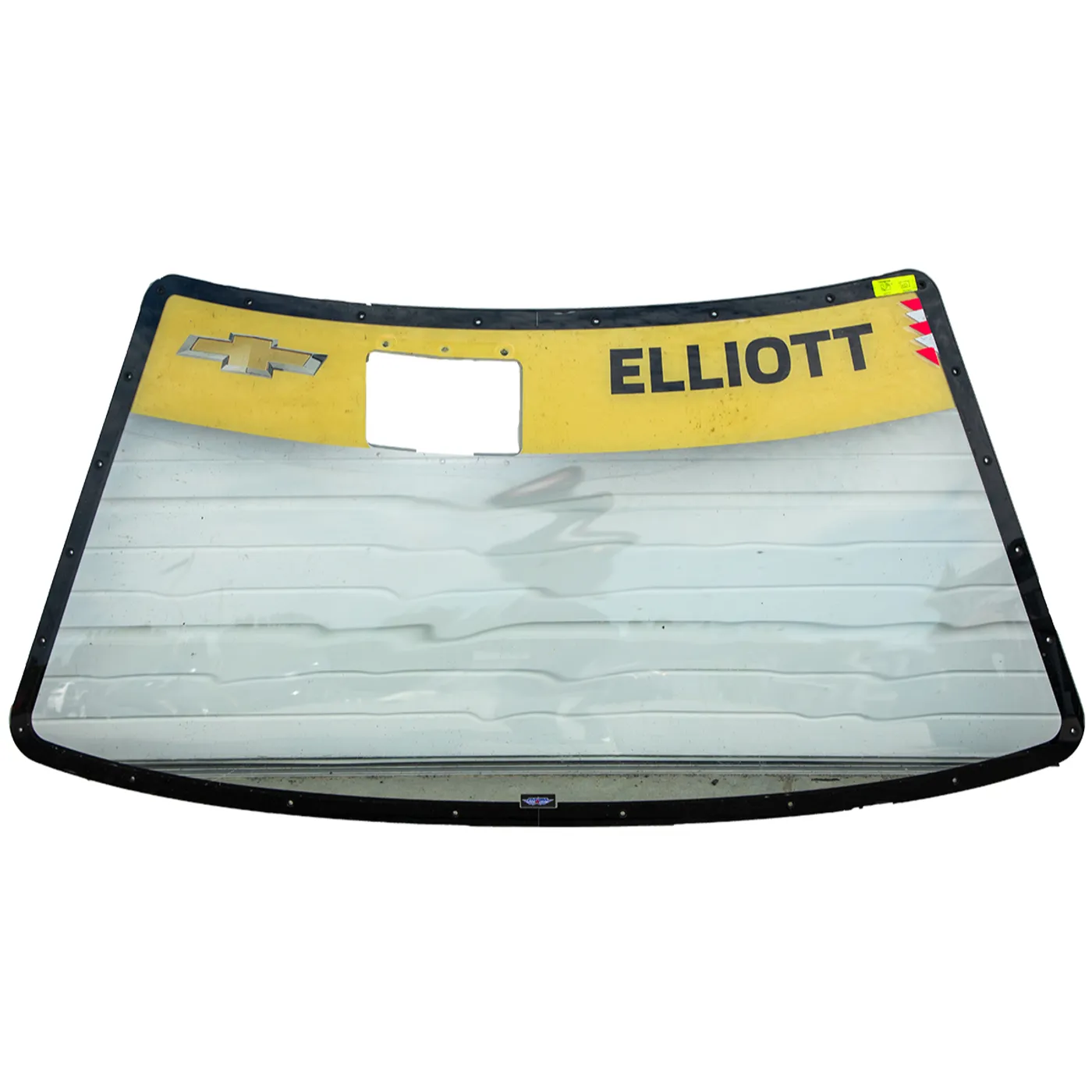 Hendrick Motorsports Race Used 2022 Chase Elliott #9 Front Windshield - Talladega 2 Win