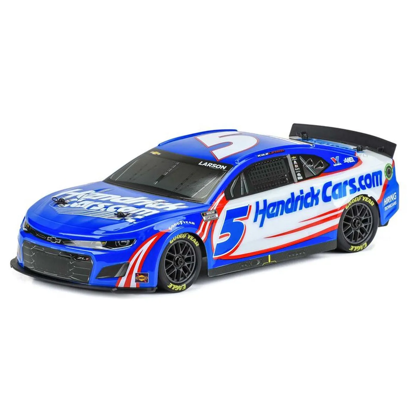 Hendrick Motorsports Kyle Larson #5 HendrickCars.com Chevrolet Camaro - Losi NASCAR RC Race Car Ready-to-Race - 1/12 Scale AWD Remote Control Car