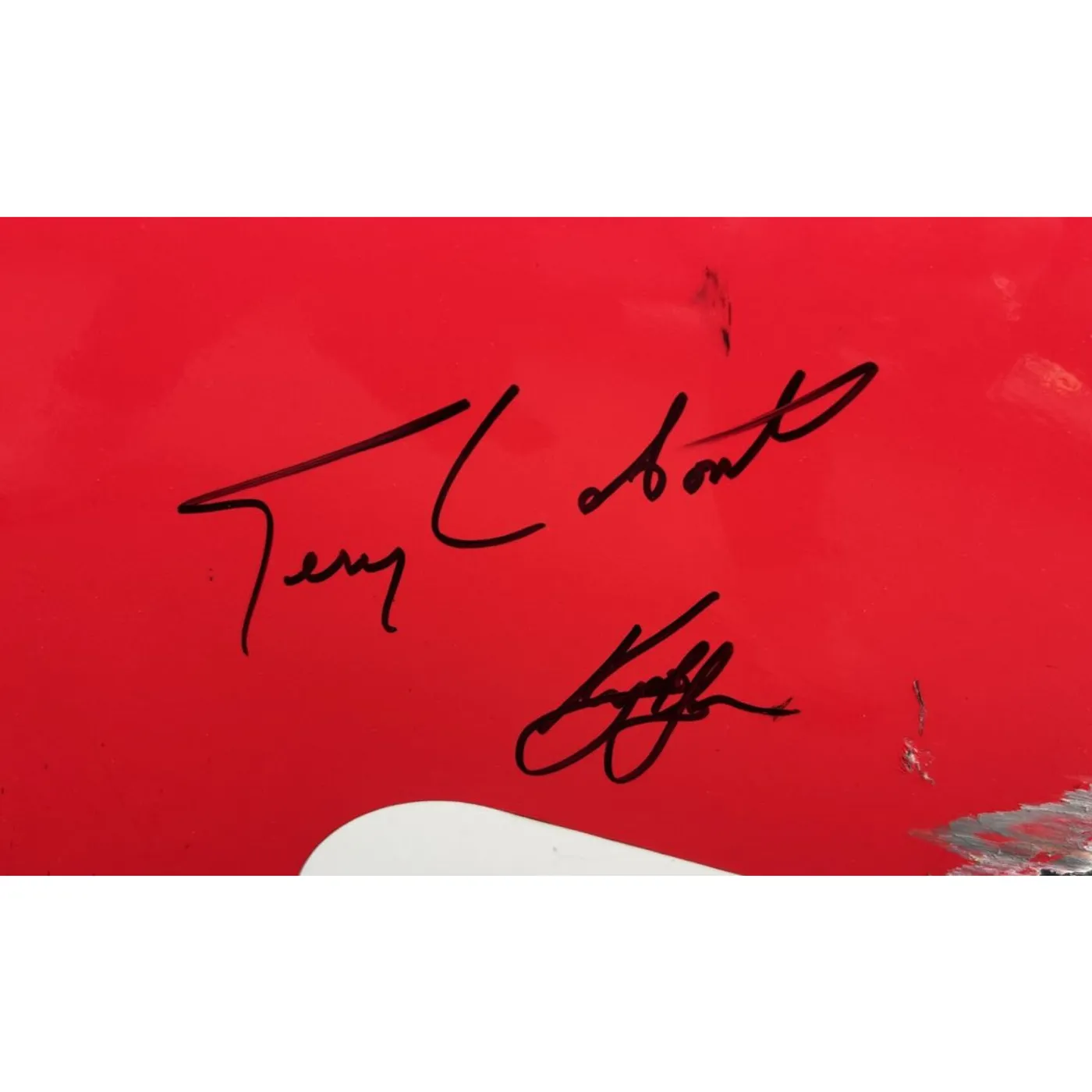 Hendrick Motorsports DUAL AUTOGRAPHED Race Used 2024 Kyle Larson/Terry Labonte #5 HendrickCars.com Left Rear Quarter Panel - Darlington 1