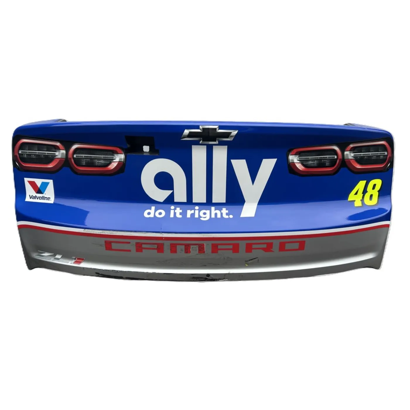 Hendrick Motorsports Race Used 2024 Alex Bowman #48 Ally Rear Bumper - Darlington 1