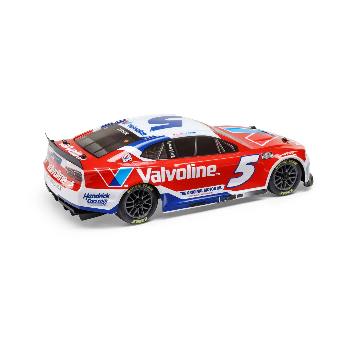 Hendrick Motorsports Kyle Larson #5 2025 Valvoline Chevrolet Camaro - Losi NASCAR RC Race Car Ready-to-Race - 1/12 Scale AWD Remote Control Car
