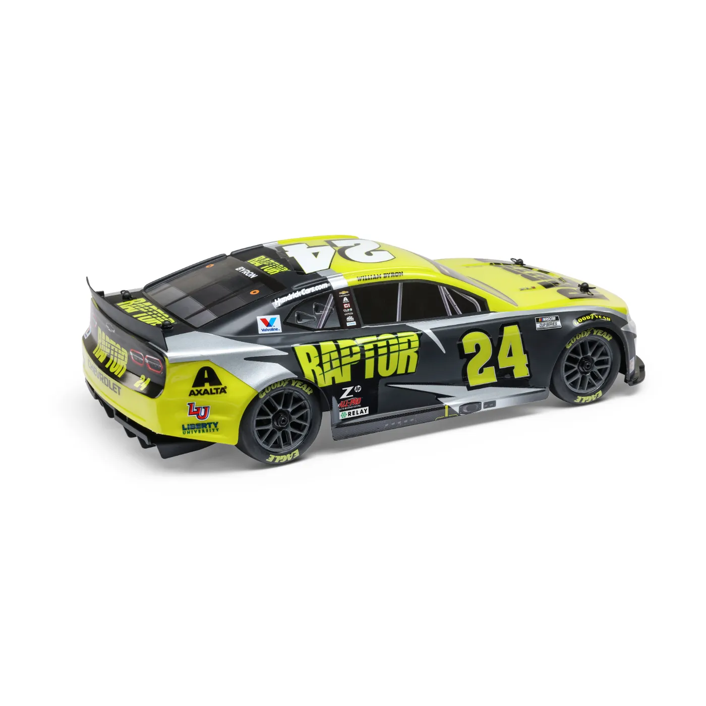 Hendrick Motorsports William Byron #24 2025 Raptor Chevrolet Camaro - Losi NASCAR RC Race Car Ready-to-Race - 1/12 Scale AWD Remote Control Car