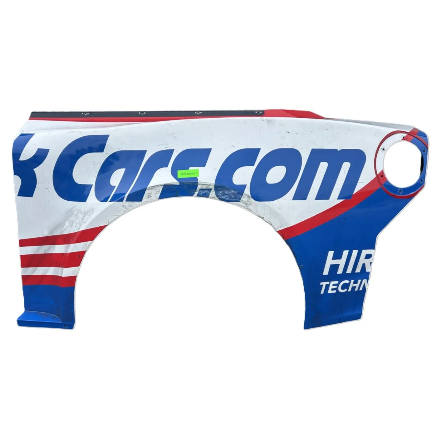 Hendrick Motorsports Race Used 2025 Kyle Larson #5 HendrickCars.com Left Rear Quarter Panel - Bristol 1 Win