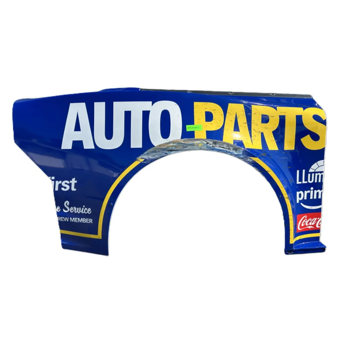 Hendrick Motorsports Race Used 2025 Chase Elliott #9 NAPA Auto Parts Right Rear Quarter Panel - Bristol 1