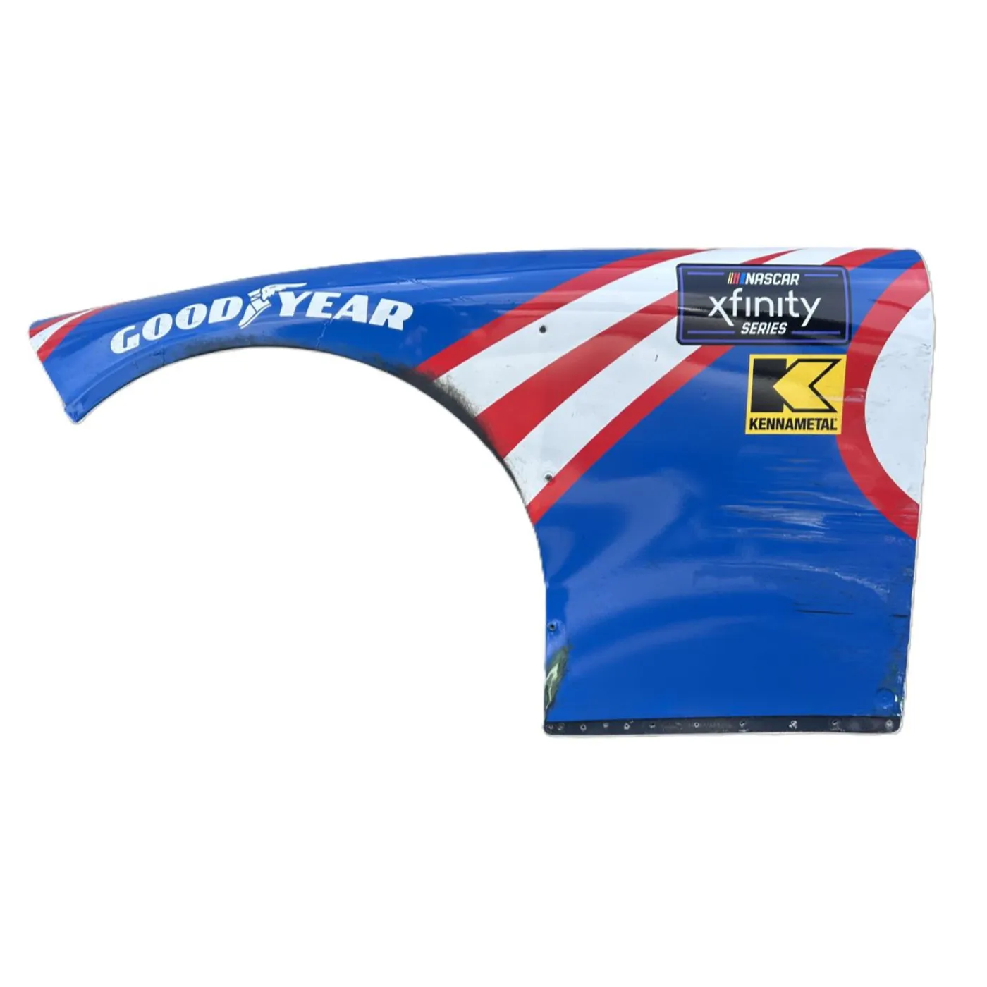 Hendrick Motorsports Race Used 2025 Chase Elliott #17 NXS HendrickCars.com Left Front Fender - Darlington 1