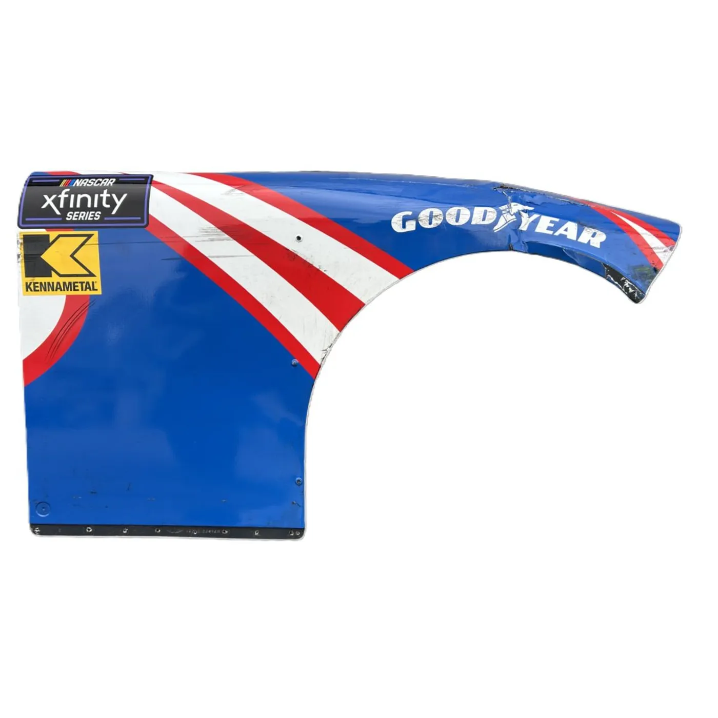 Hendrick Motorsports Race Used 2025 Corey Day #17 NXS HendrickCars.com Right Front Fender - Martinsville 1
