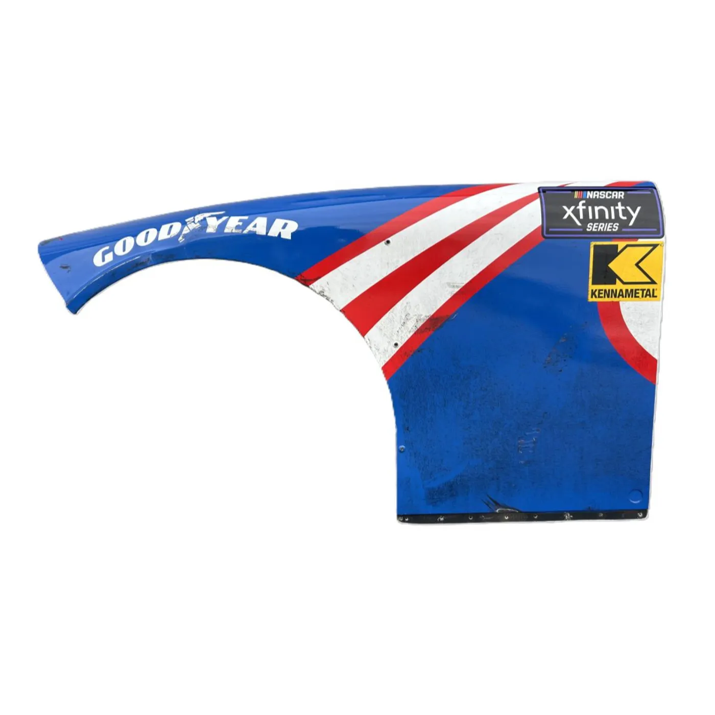 Hendrick Motorsports Race Used 2025 Corey Day #17 NXS HendrickCars.com Left Front Fender - Martinsville 1
