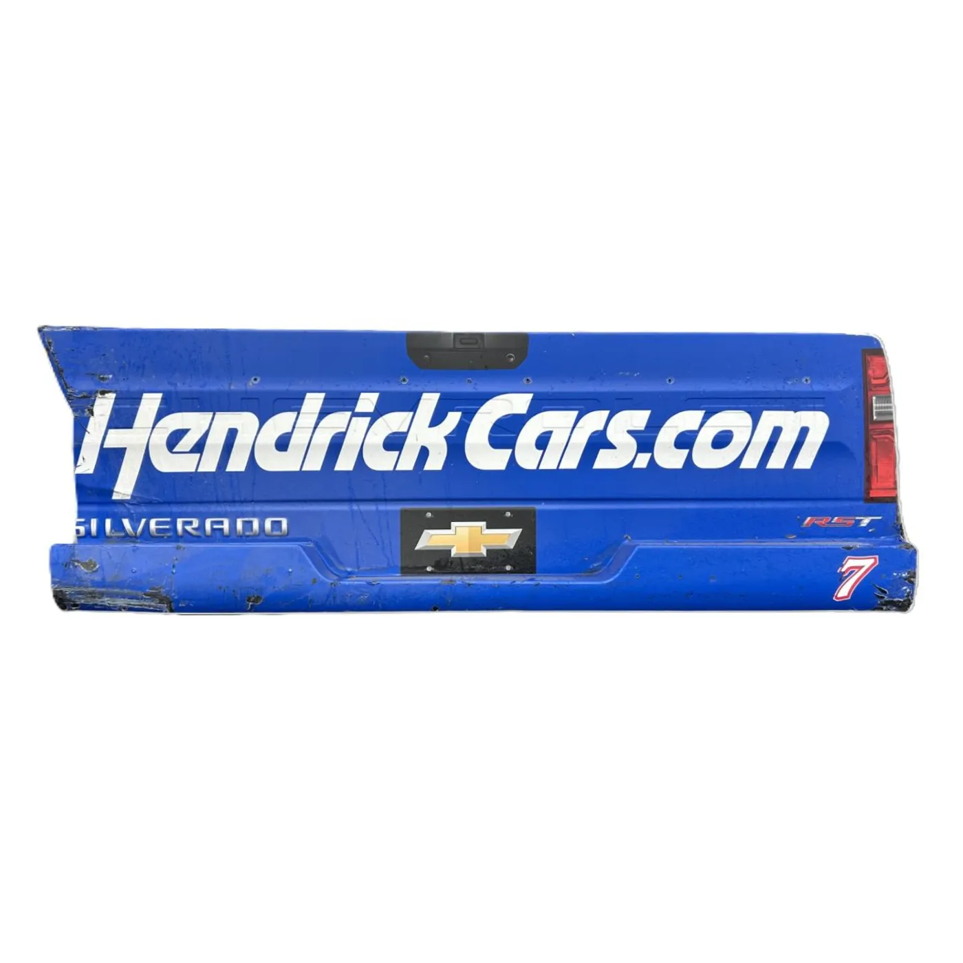 Hendrick Motorsports Race Used 2025 Corey Day #7 Spire NCTS HendrickCars.com Rear Bumper - Martinsville 1