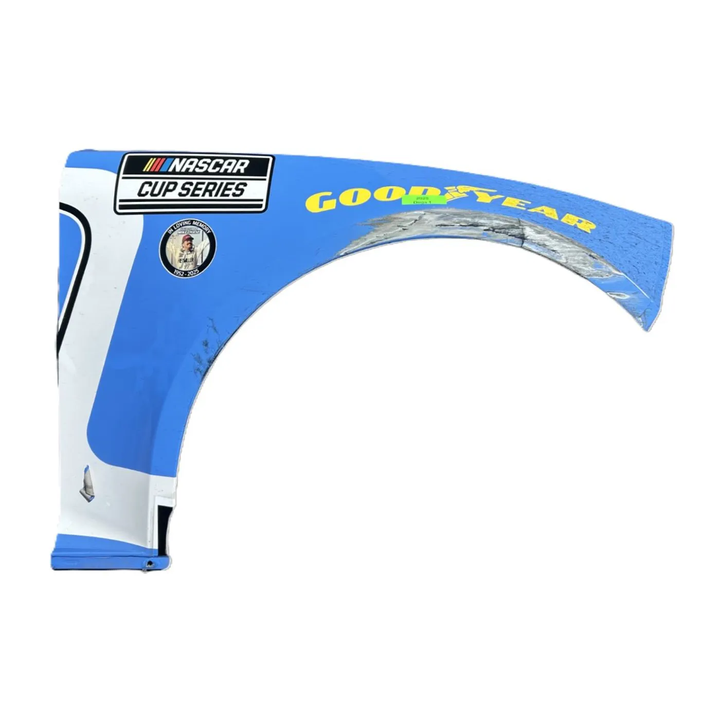 Hendrick Motorsports Race Used 2025 Chase Elliott #9 Prime Inaugural Race Right Front Fender - Talladega 1