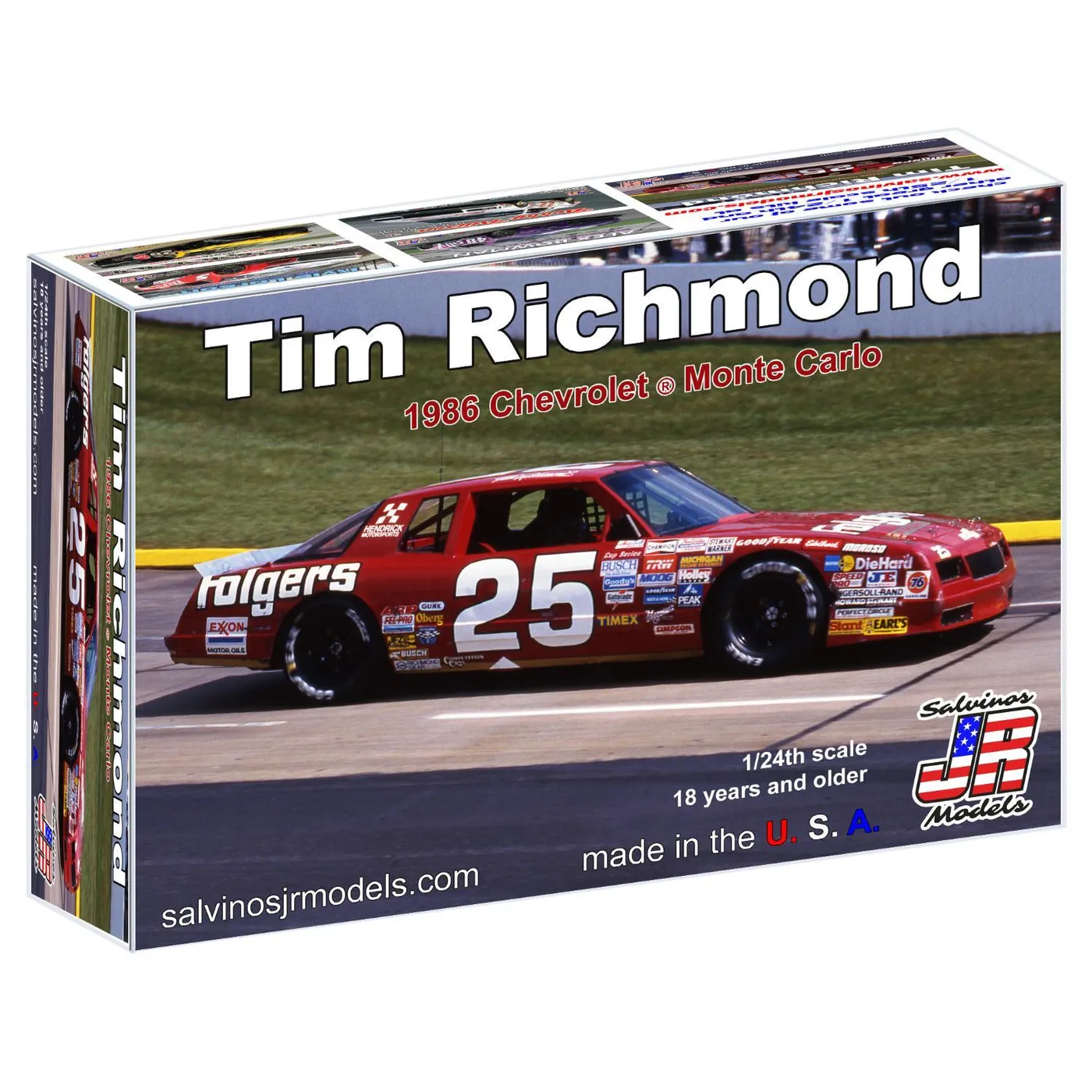 Hendrick Motorsports Tim Richmond #25 1986 Chevrolet Monte Carlo Model Car Kit
