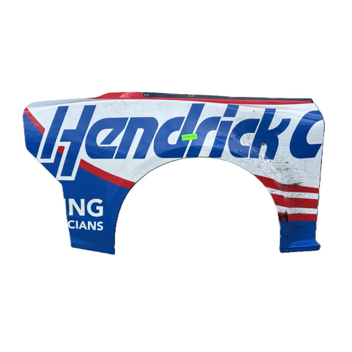 Hendrick Motorsports Race Used 2025 Kyle Larson #5 HendrickCars.com Right Rear Quarter Panel - Kansas 1 Win, Pole Win, 10,000th Career Lap Led Milestone