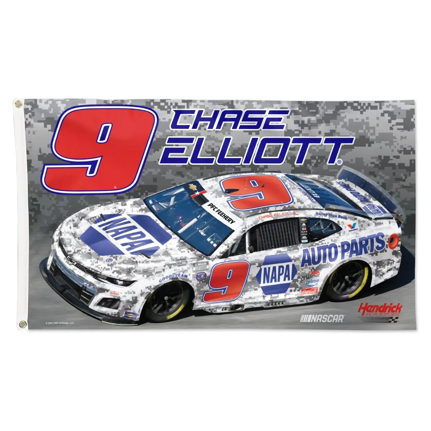 Hendrick Motorsports Chase Elliott #9 2025 Coca-Cola 600 3' x 5' Flag