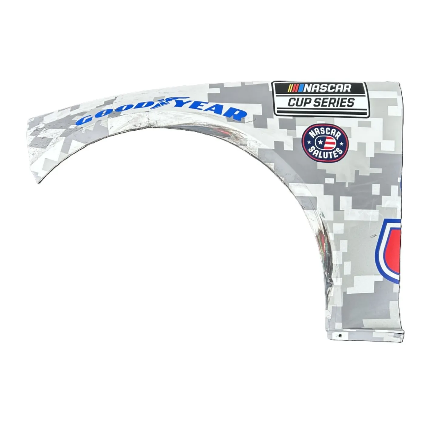 Hendrick Motorsports Race Used 2025 Chase Elliott #9 NAPA Auto Parts Left Front Fender - Charlotte 1