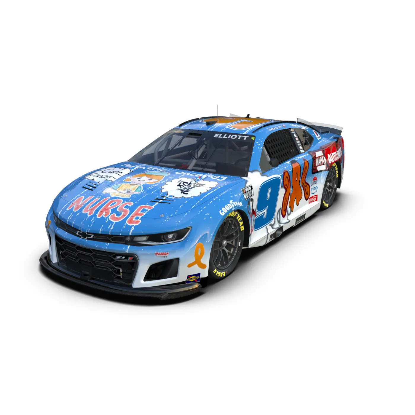 Hendrick Motorsports Chase Elliott #9 2025 NAPA/Children's Healthcare of Atlanta 1:24 HO Die-Cast