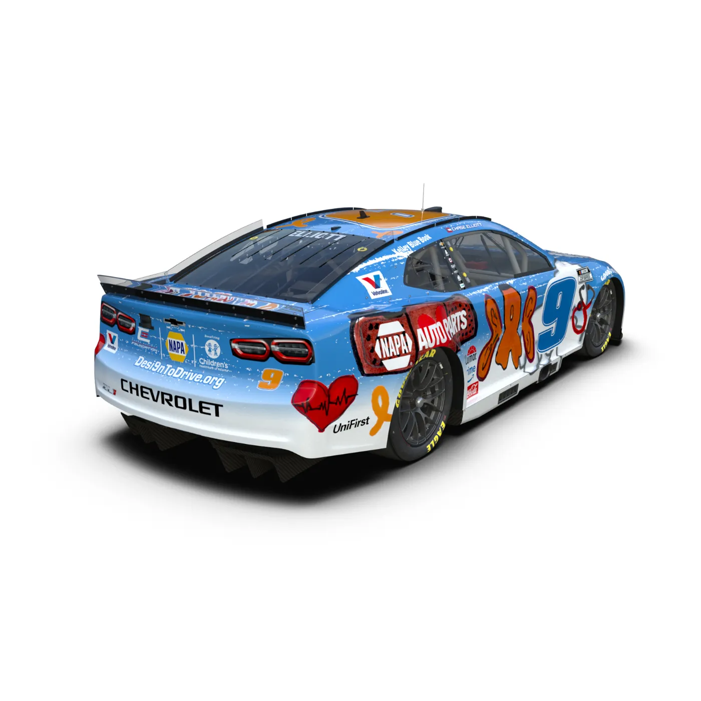 Hendrick Motorsports Chase Elliott #9 2025 NAPA/Children's Healthcare of Atlanta 1:24 ELITE Die-Cast