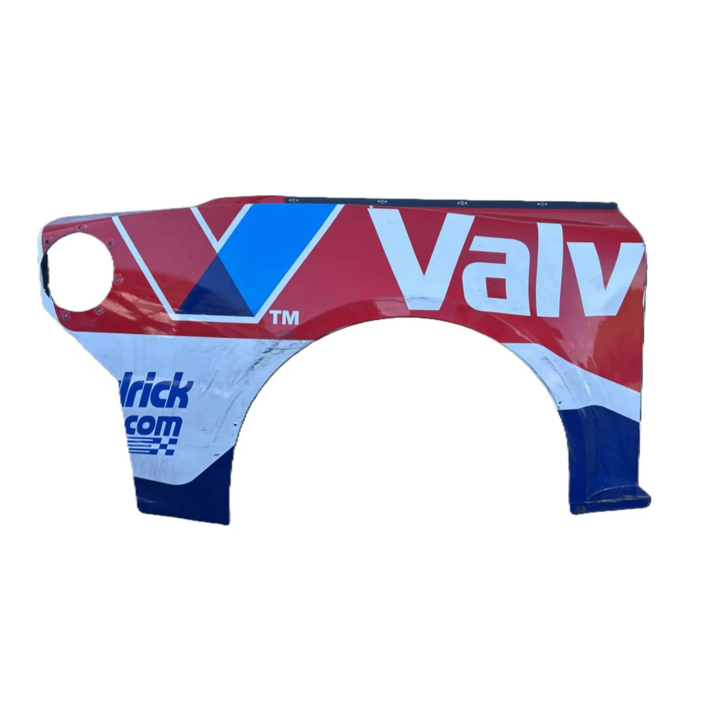 Hendrick Motorsports Race Used 2025 Kyle Larson #5 Valvoline Right Rear Quarter Panel - Inaugural Mexico City