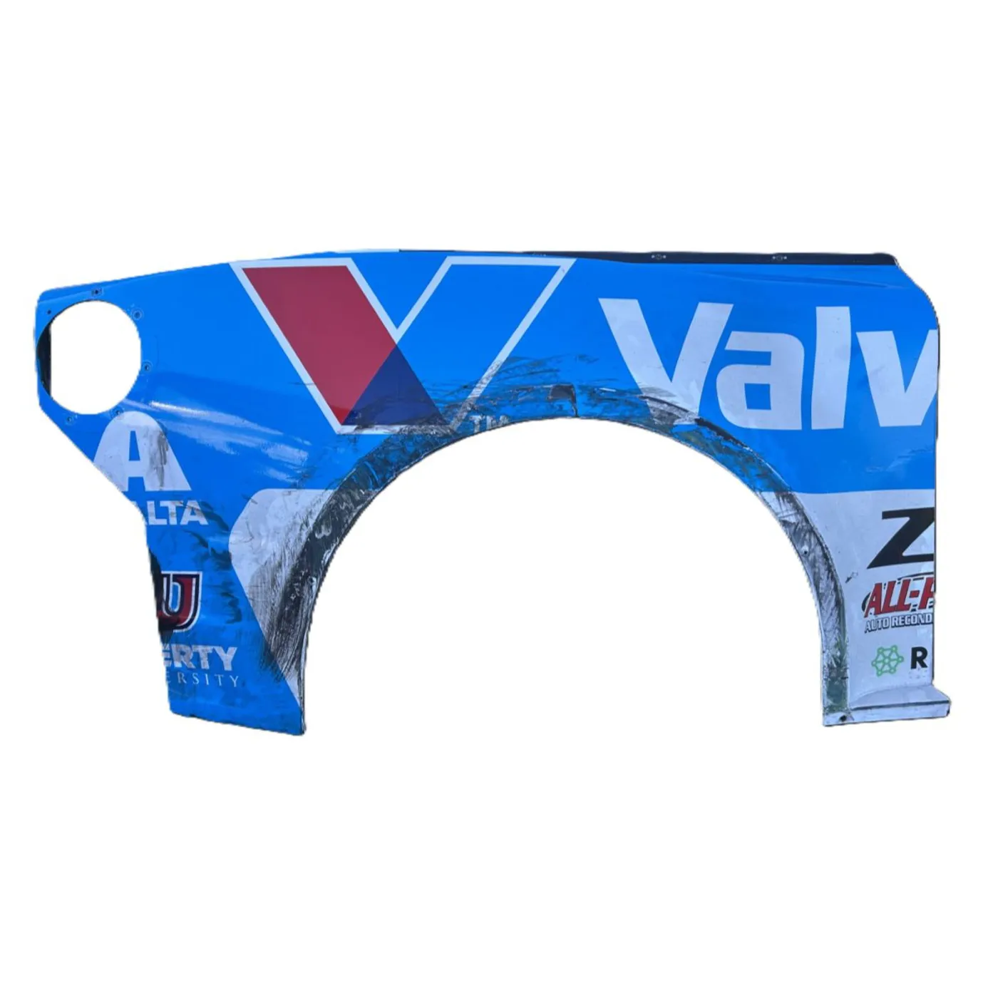 Hendrick Motorsports Race Used 2025 William Byron #24 Valvoline Right Rear Quarter Panel - Inaugural Mexico City