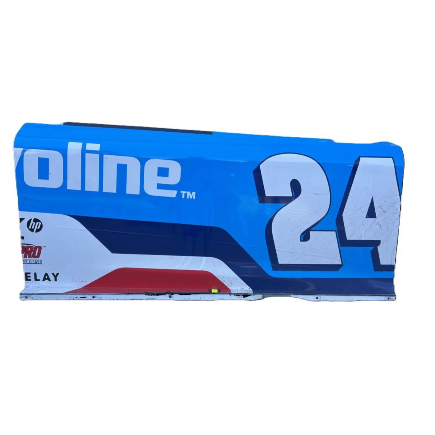 Hendrick Motorsports Race Used 2025 William Byron #24 Valvoline Right Side Door - Inaugural Mexico City