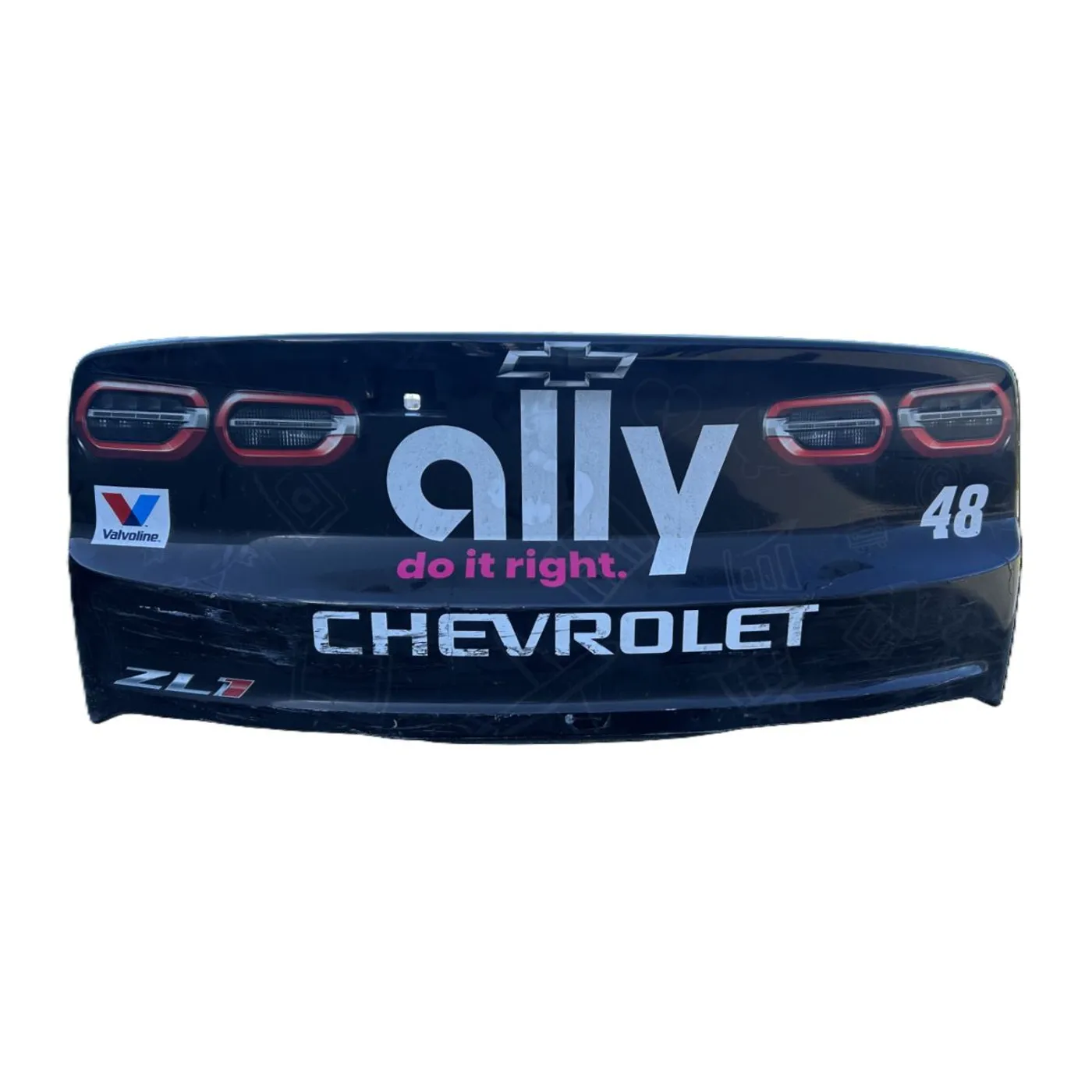 Hendrick Motorsports Race Used 2025 Alex Bowman #48 Ally Rear Bumper - Inaugural Mexico City