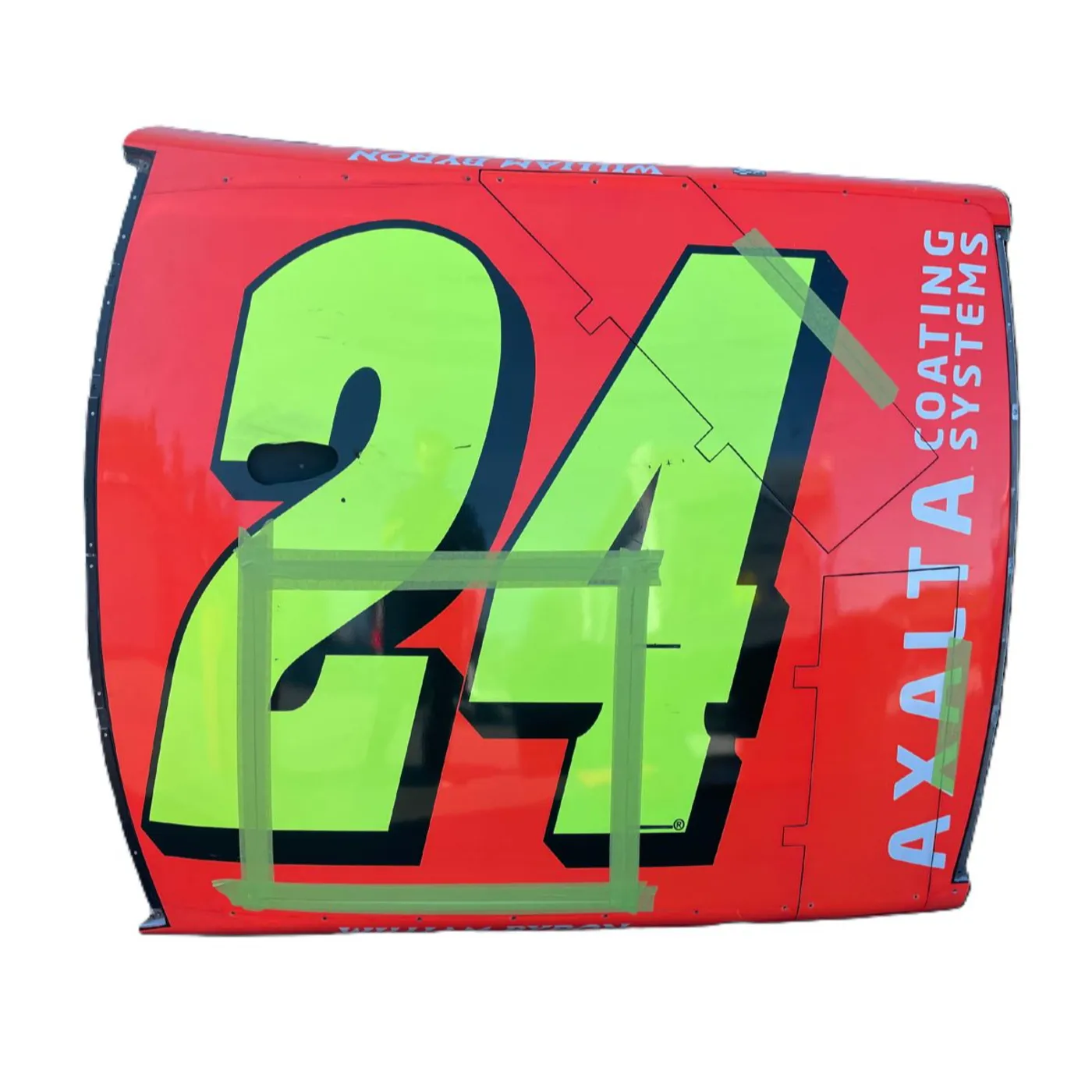 Hendrick Motorsports Race Used 2021 William Byron #24 Axalta Greenhouse - Texas 2