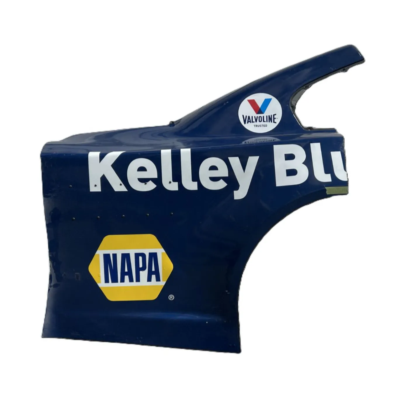Hendrick Motorsports Race Used 2021 Chase Elliott #9 Kelley Blue Book Partial Right Rear Quarter Panel and C-Post - Texas 2
