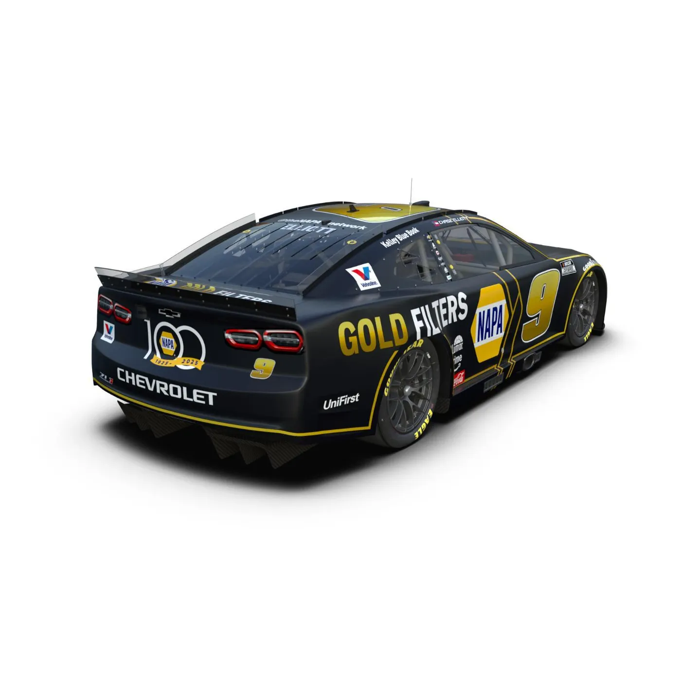 Hendrick Motorsports Chase Elliott #9 2025 NAPA Gold Filters 1:24 HO Die-Cast