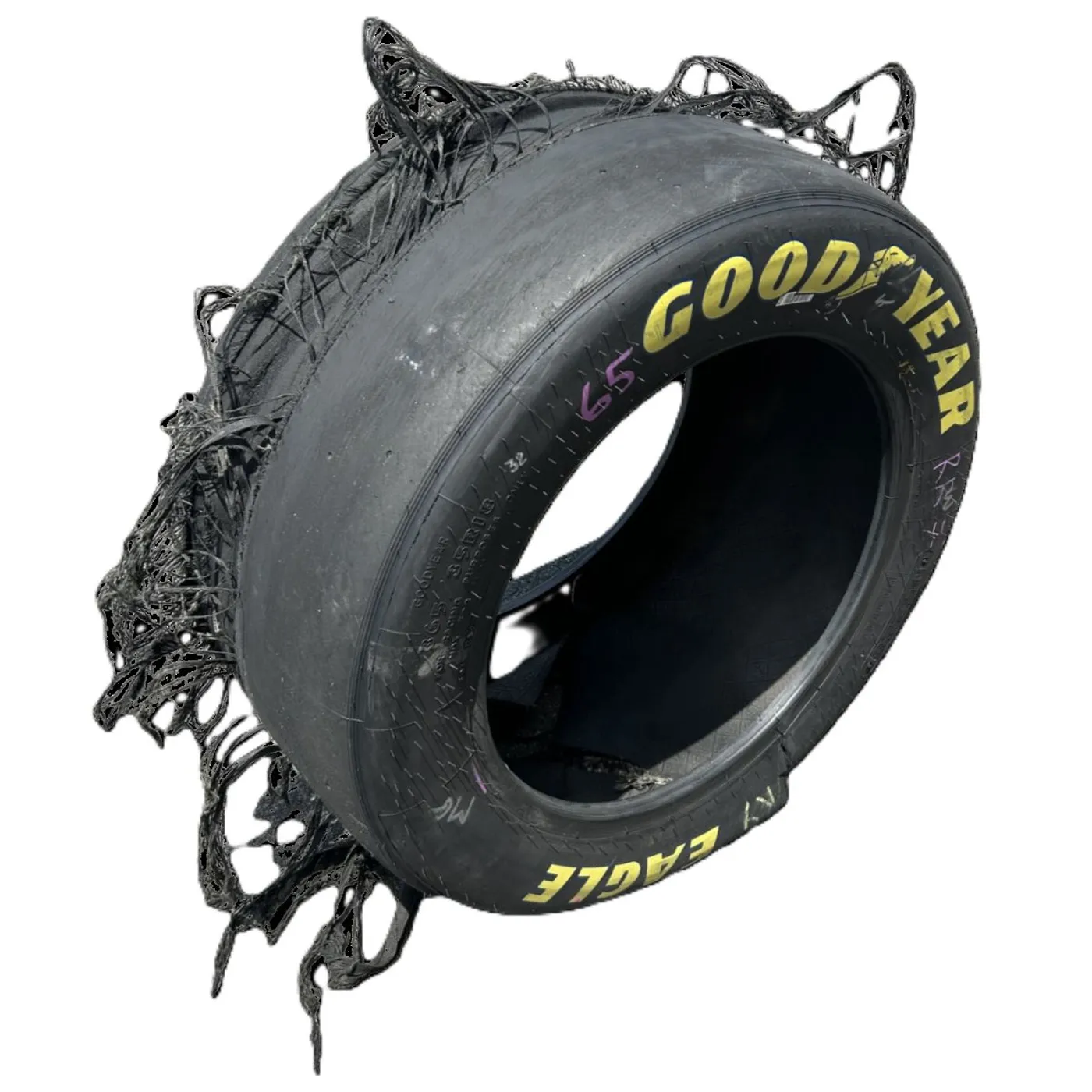 Hendrick Motorsports Race Used 2025 Chase Elliott #9 Victory Lane Tire - Atlanta 2 Win