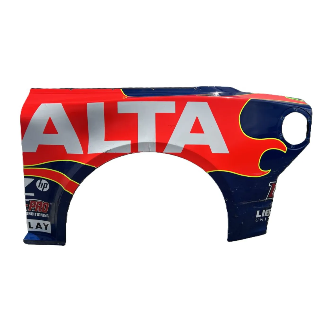 Hendrick Motorsports Race Used 2025 William Byron #24 Axalta Left Rear Quarter Panel - Atlanta 2