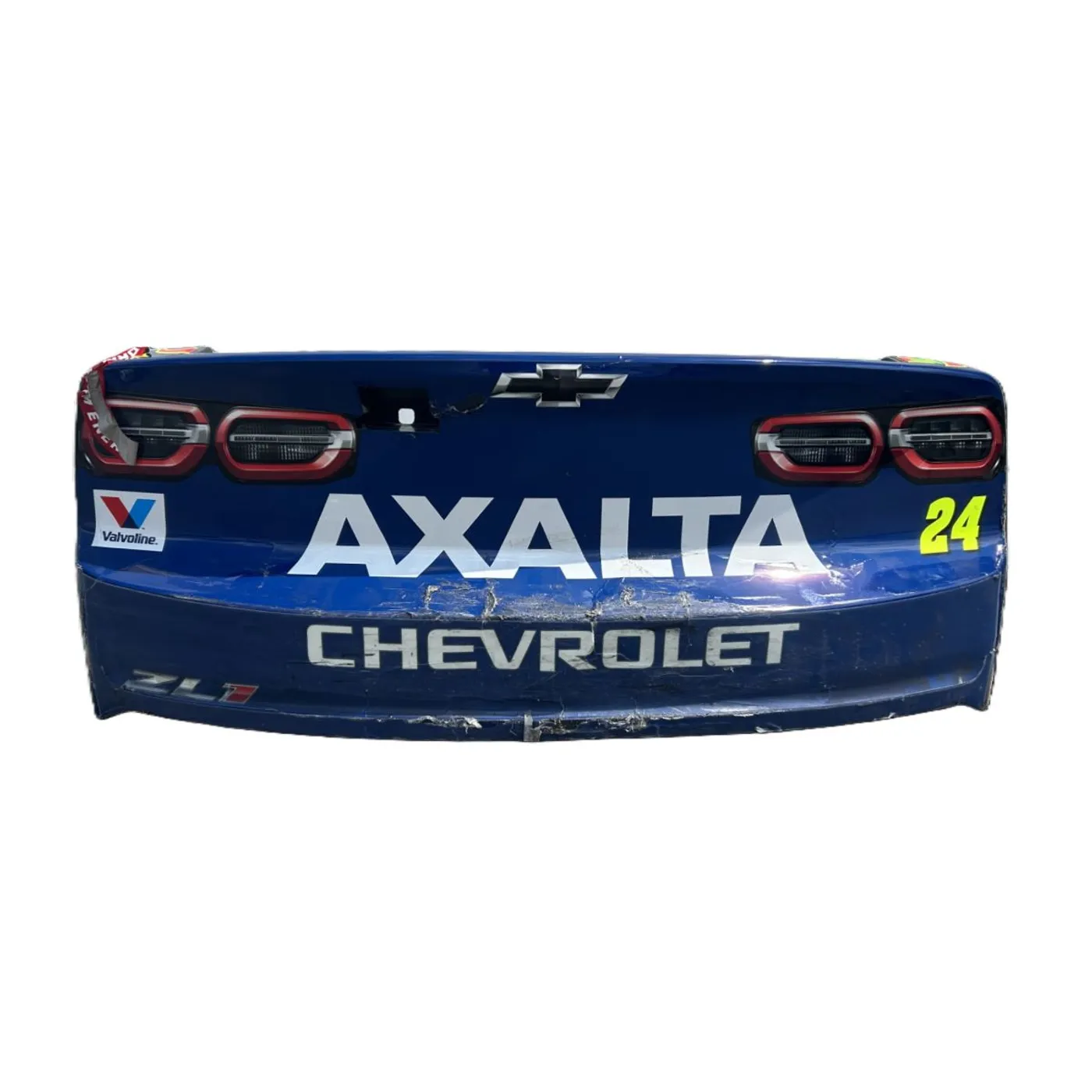 Hendrick Motorsports Race Used 2025 William Byron #24 Axalta Rear Bumper - Atlanta 2