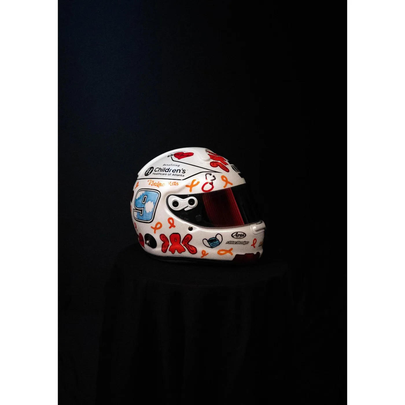 Hendrick Motorsports Chase Elliott #9 Atlanta Win Desi9n to Drive Mini Replica Helmet
