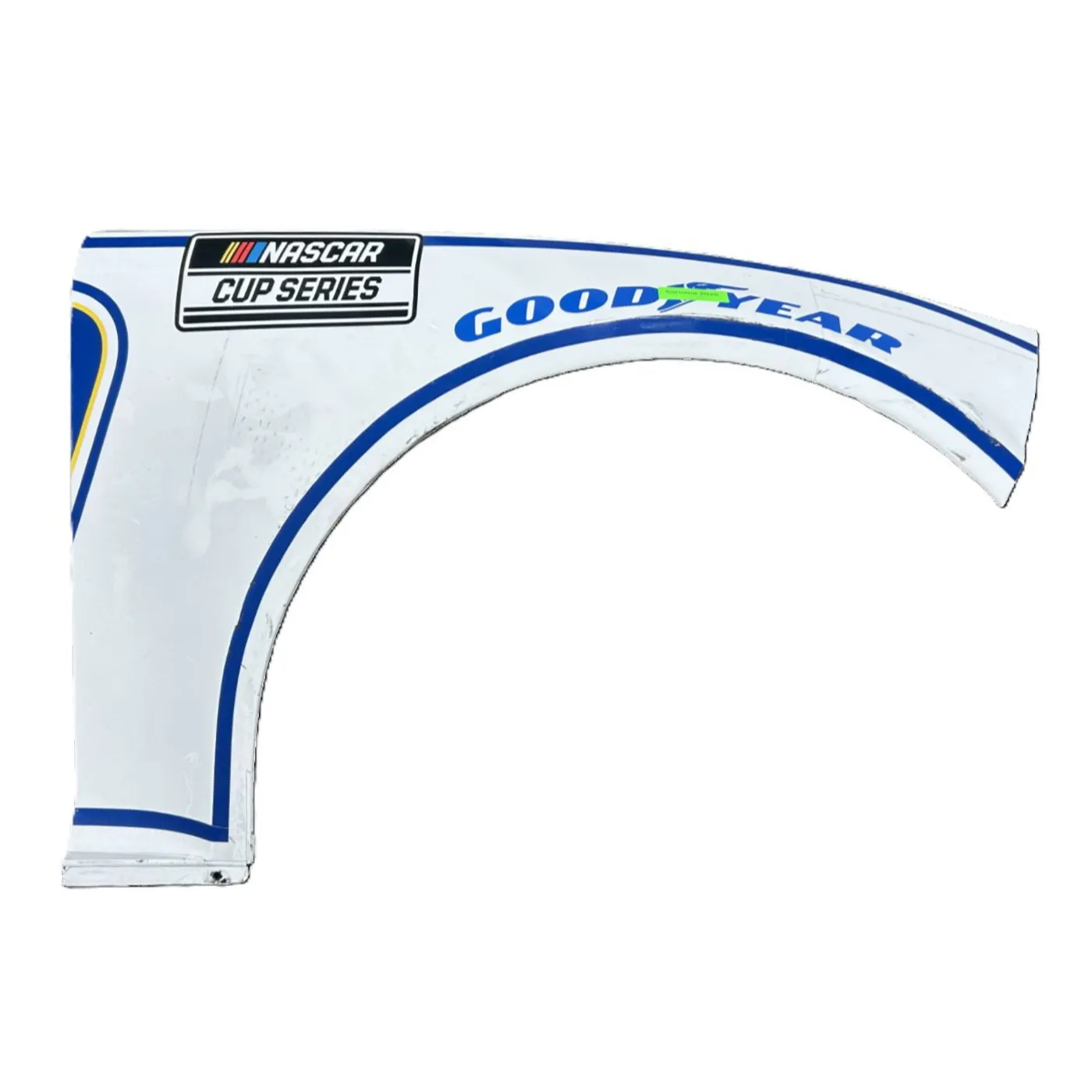 Hendrick Motorsports Race Used 2025 Chase Elliott #9 White NAPA Auto Parts Right Front Fender - Sonoma