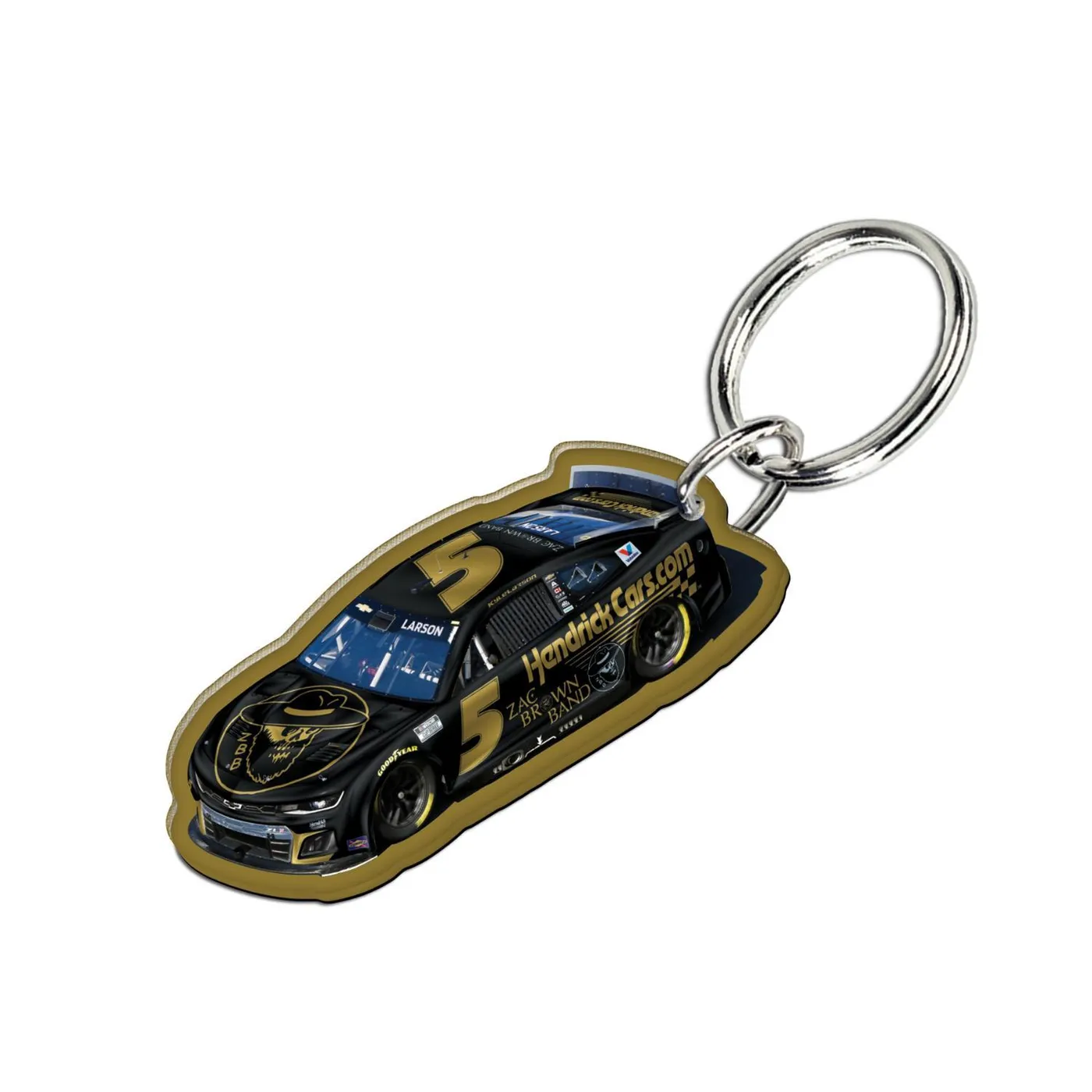 Hendrick Motorsports Kyle Larson #5 HendrickCars.com / Zac Brown Band Key Ring