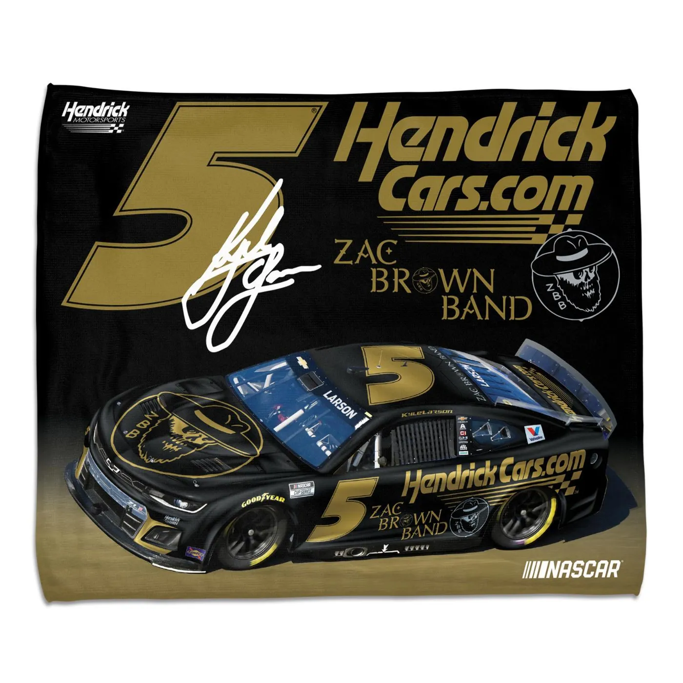 Hendrick Motorsports Kyle Larson #5 HendrickCars.com / Zac Brown Band Rally Towel