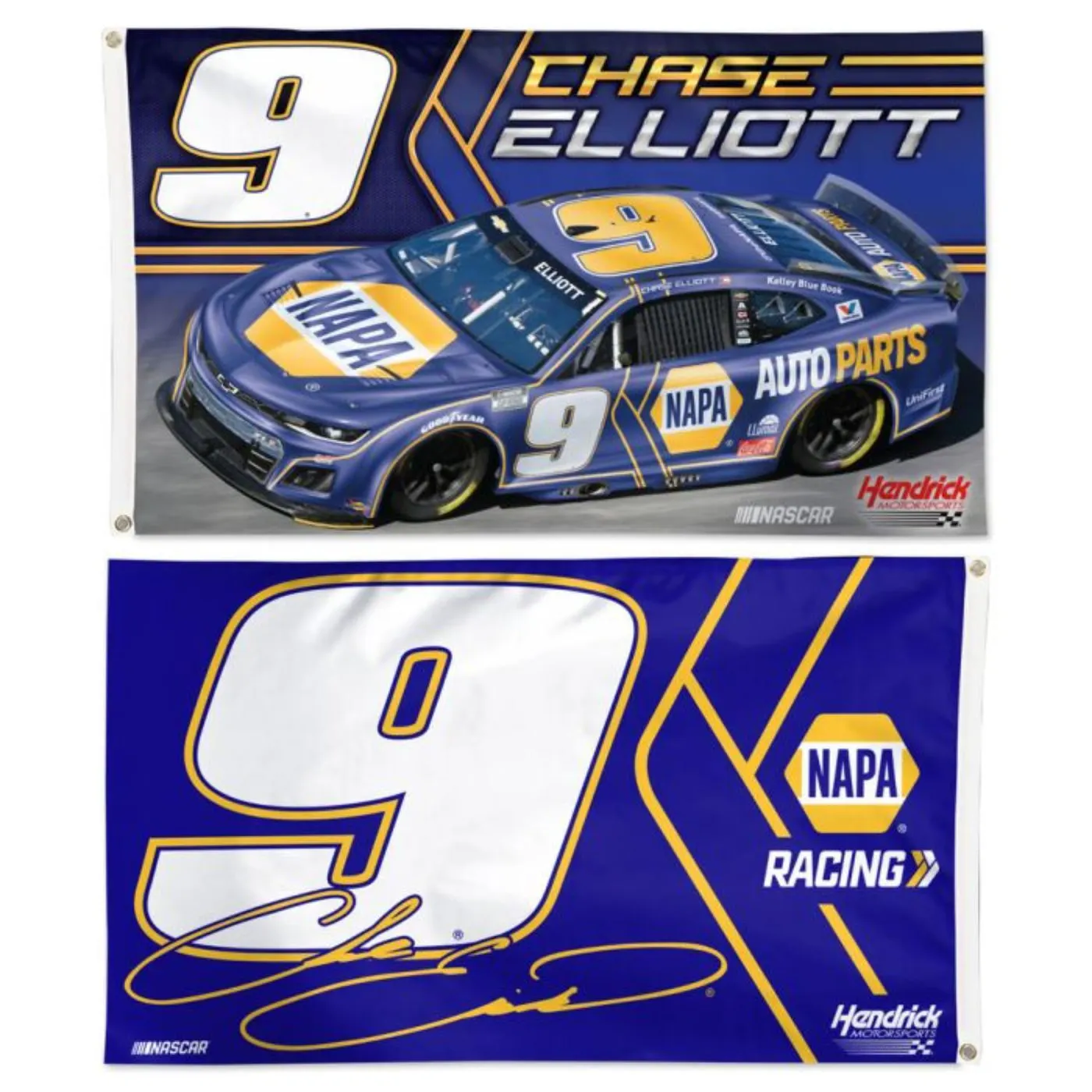 Hendrick Motorsports Chase Elliott #9 NAPA 2-Sided 3' x 5' Flag