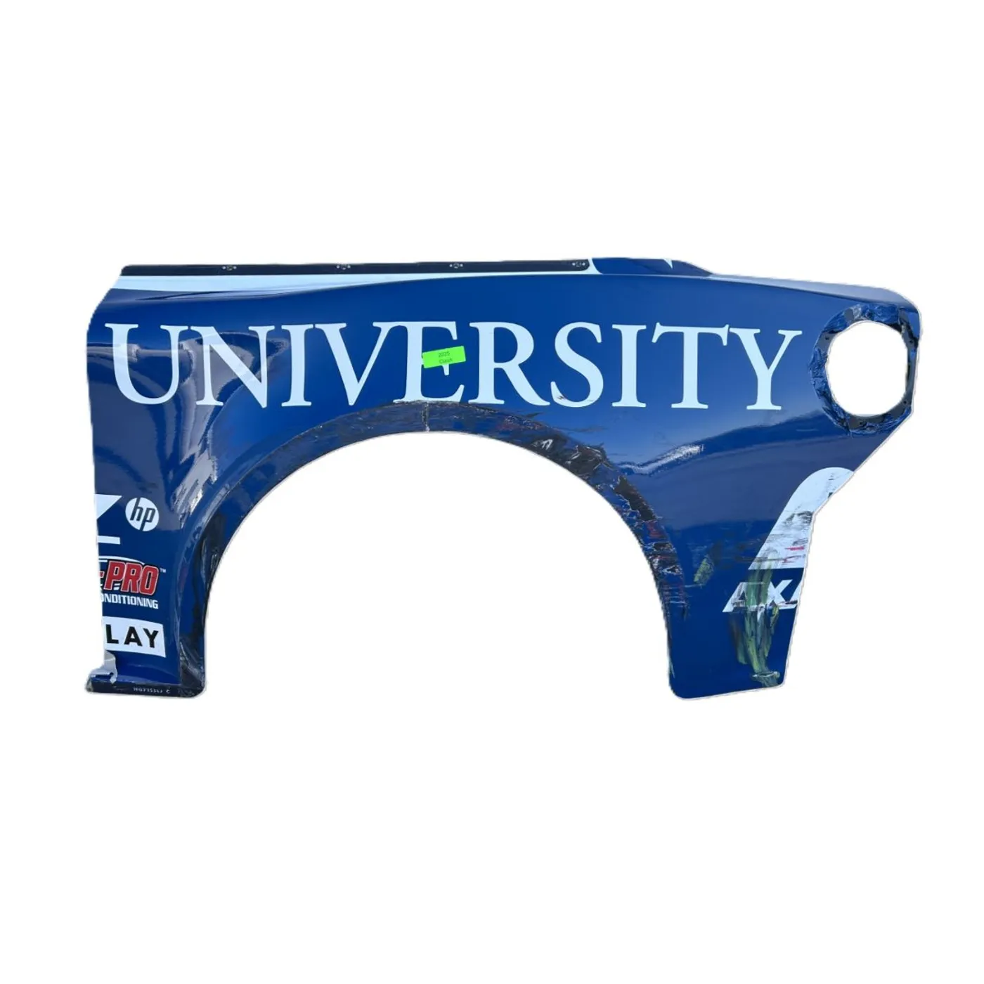 Hendrick Motorsports Race Used 2025 William Byron #24 Liberty University Left Rear Quarter Panel - Clash