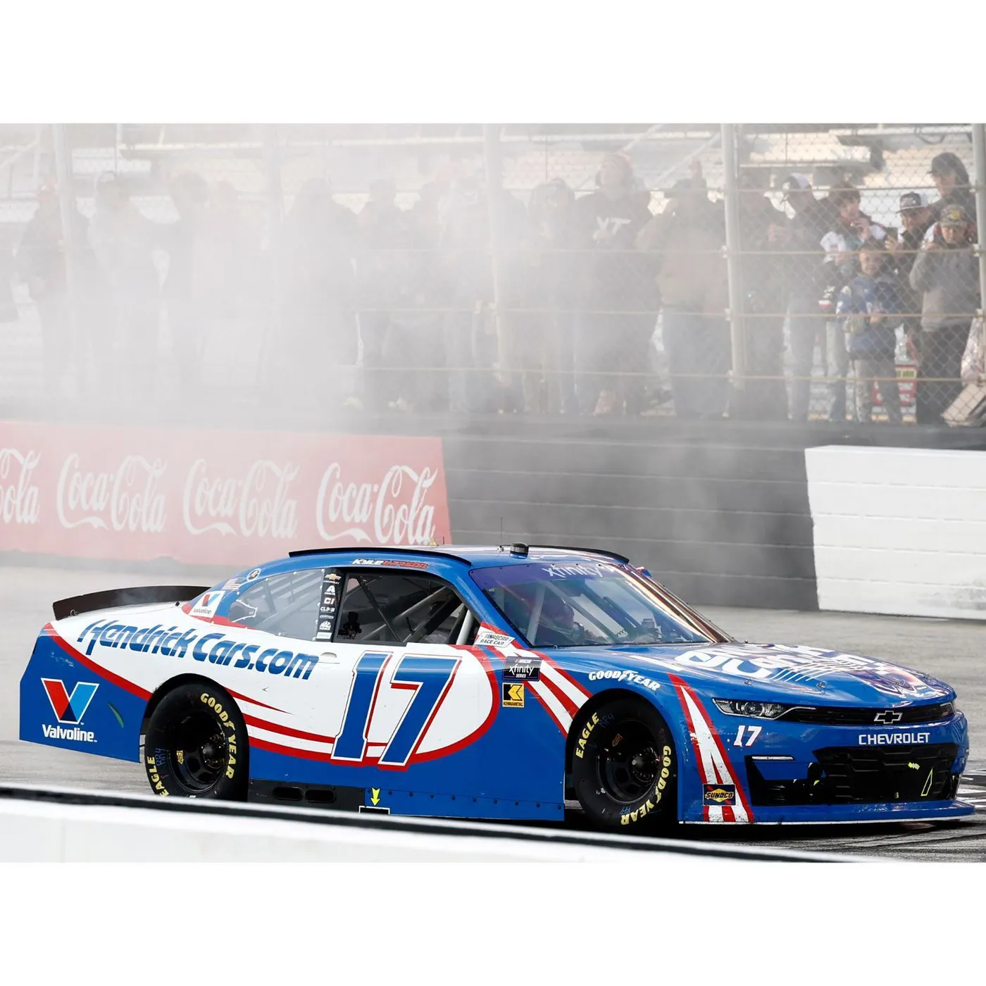 Hendrick Motorsports AUTOGRAPHED Kyle Larson #17 2025 Bristol 1 RACE WIN 1:24 HO Die-Cast